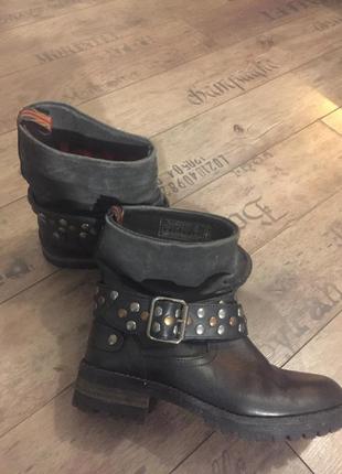 Чобітки шкіра pepe jeans 36 розміру