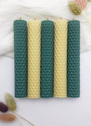 Набір свічок з вощини, 5 шт