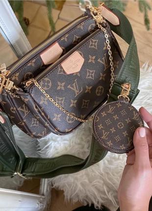 Сумка жіноча жіноча сумочка клатч жіночий сумка 3в1 сумка в стилі louis vuitton2 фото