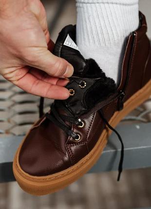 Ботинки мужские зимние south shell brown 3
