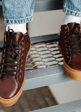 Ботинки мужские зимние south shell brown 5