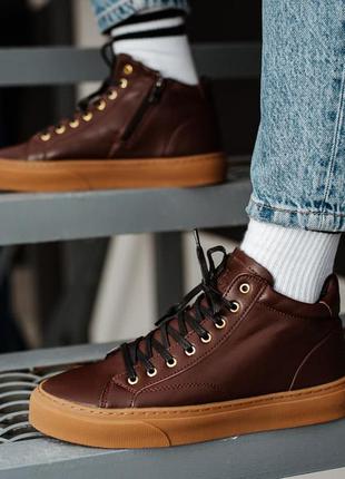 Ботинки мужские зимние south shell brown