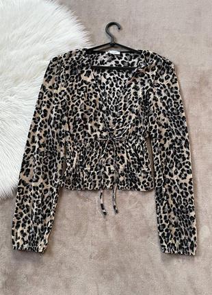 Женская стильная блуза плиссированный топ со сборками zara4 фото