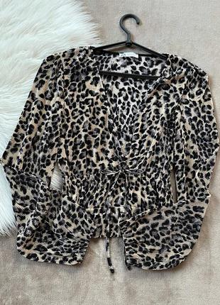 Жіноча стильна блуза плісирований топ зі збірками zara8 фото