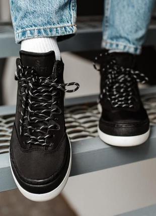 Ботинки мужские зимние south half black 3