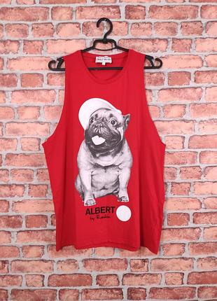 Майка з собакою з мопсом comic relief