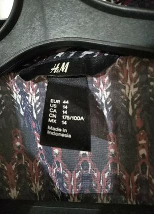 H&m. лёгкая невесомая блузка, рубашка без рукавов.2 фото