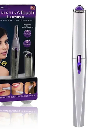 Женский триммер finishing touch lumina a171 для удаления нежелательных волос на лице и теле