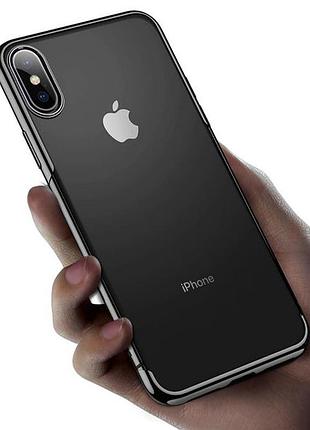 Силиконовый чехол baseus shining для iphone xs max