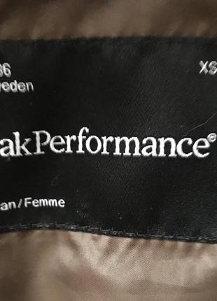 Пуховая лыжная куртка peak performance пуховик женский4 фото