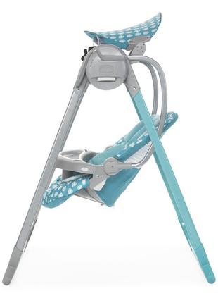 Кресло-качалка chicco polly swing up (79110.41 - turquoise)3 фото