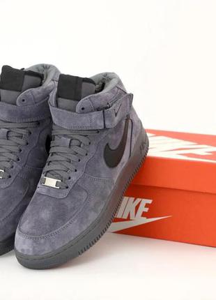 Кроссовки nike air force 1 07 high  зима4 фото