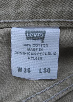 Джинсы levis 501 36/30 ( dominican , usa ) сост нового6 фото