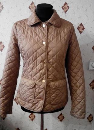 Лёгкая бежево - золотистая куртка
