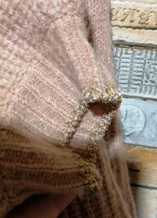 В'язаний кардиган з красивими рукавами7 фото