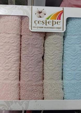 Набор кухонных полотенец cestepe vip cotton (30х50) в коробке 6 шт