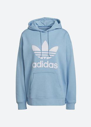 Худі кофта жіноча adidas originals adicolor trefoil hoodie h33585