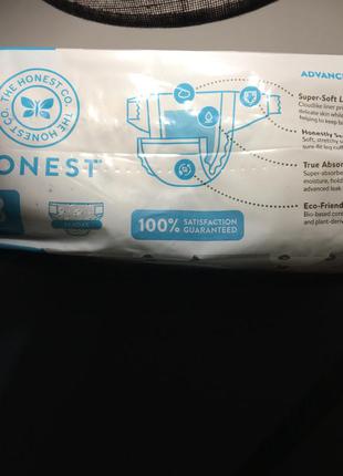 Американские подгузники премиум класса honest gentle + absorbent 3 мес.3 фото