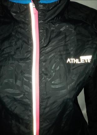 Куртка ветровка вітровка для спорта спортивная принт кофта athlete7 фото