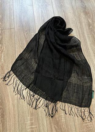 Жіночий стильний лляної шарф lauren ralph lauren3 фото