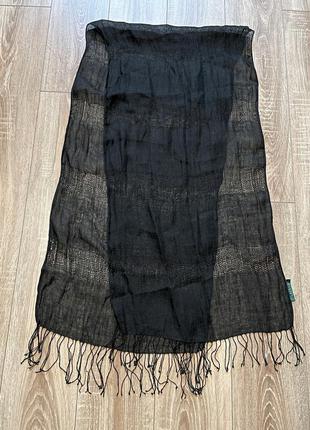 Женский стильный льняной шарф lauren ralph lauren2 фото