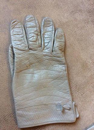 Кожаные перчатки 7,5 4