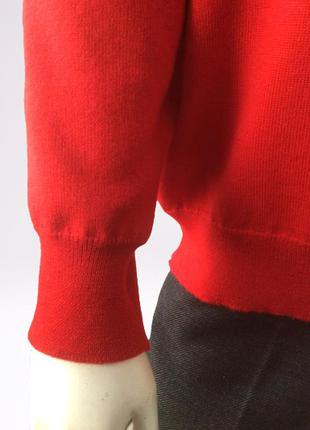 Теплый шерстяной свитер бренда lacoste, франция7 фото