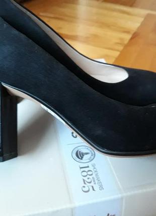Замшеві туфлі clarks 6.5 р.