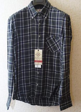 Чоловіча фланелева сорочка від італійського бренду marville vintage canadian