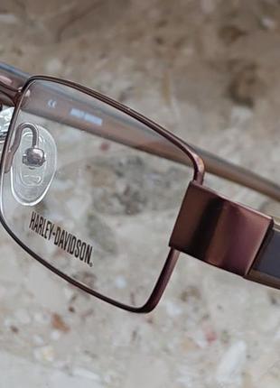 Чоловічі вузькі металеві окуляри від harley-davidson! usa!1 фото