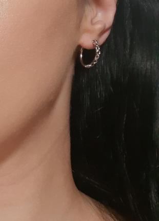 Серьги серебро 925 проба