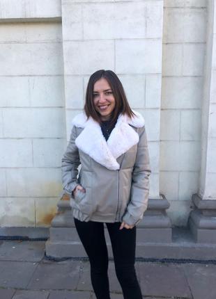 Пуховик із натуральної шкіри ferrizo6 фото