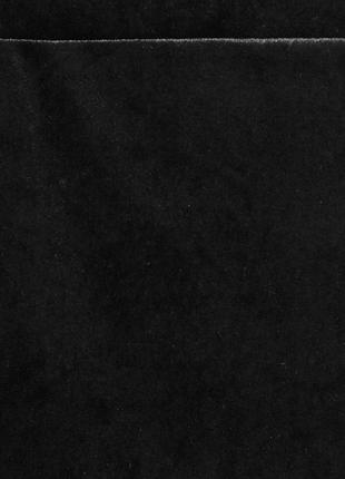 Юбка чёрная бархатная велюровая с эластичным поясом ichi3 фото