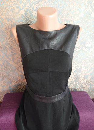 Женское платье футляр сарафан под кожу размер s/m4 фото