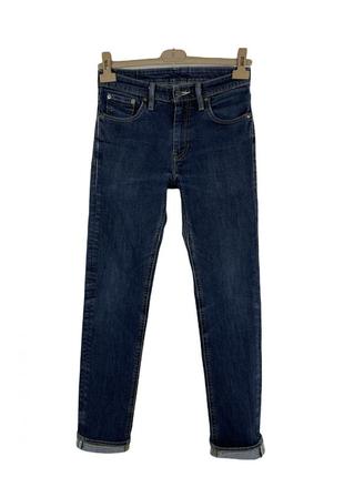 Рефлективні джинси селвидж штани левайс 511 sb tech фліс сині бриджі велосипедні штани з лого
