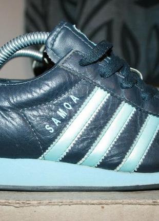 casual adidas originals samoa trainers navy 03