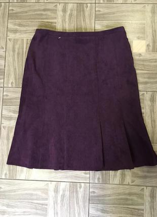 Незрівнянна вельветова,оксамитова спідниця кольору марсала!