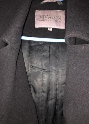 Утеплённое пальто на синтепоне vivalon размер 42 (36)3 фото