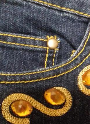Юбка джинсовая, синяя, размер xl, сток5 фото