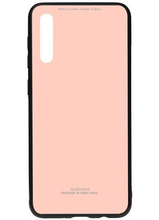 Чохол glass case samsung galaxy a30s/a50/a50s pink1 фото