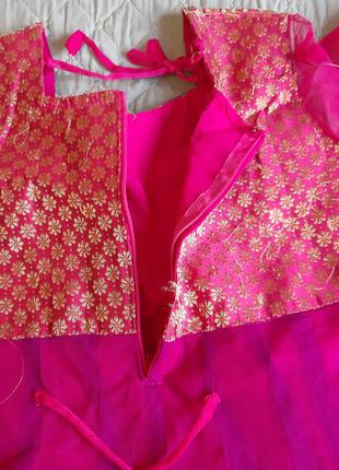 Дитяча сукня підліткова костюм принцеси індійський східний маскарадний новорічний карнавальний для танців виступів4 фото