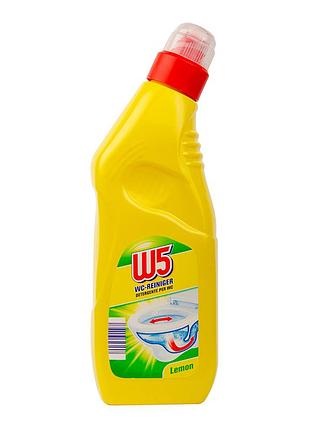 Засіб для унітазу w5 lemon fresh 1 л