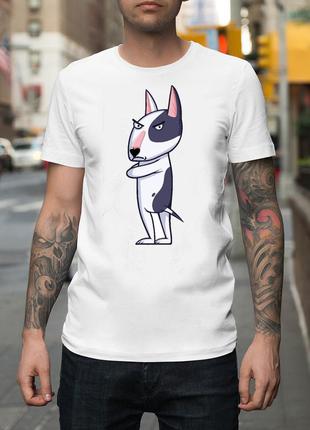 Футболка з принтом "серйозна собака" push it