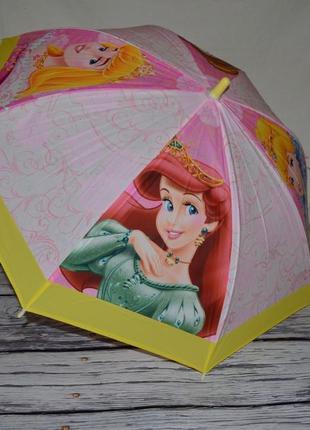 Зонтик зонт детский с яркими героями матовый яркий и весёлый принцессы дисней