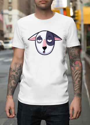 Футболка с принтом "голова собаки усталая" push it