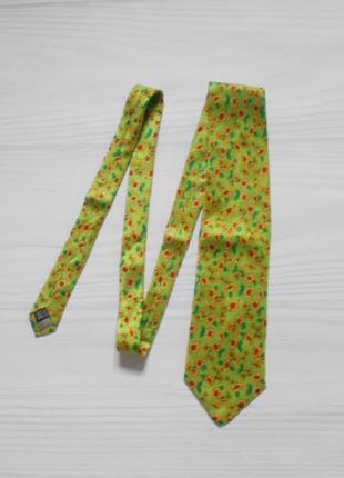 Шелковый галстук в цветочный принт liberty италия