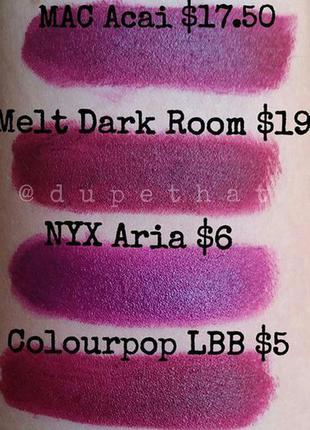 Матовая помада melt ultra-matte lipstick3 фото