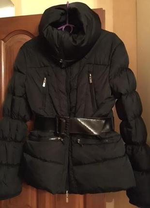 Отличный пуховик amisu, оригинал. 40 р-р (на s\m)