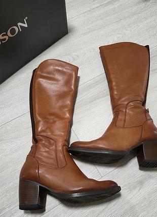 Зимние кожаные сапоги, robson, 37 размер