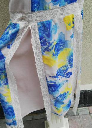 Новое платье,сарафан с открытой спиной,бельевой стиль,кружево(гипюр)и нюдовой подкладко2 фото